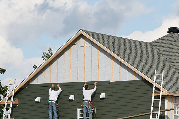 Professional Siding Contractor technician working in West Decatur, PA